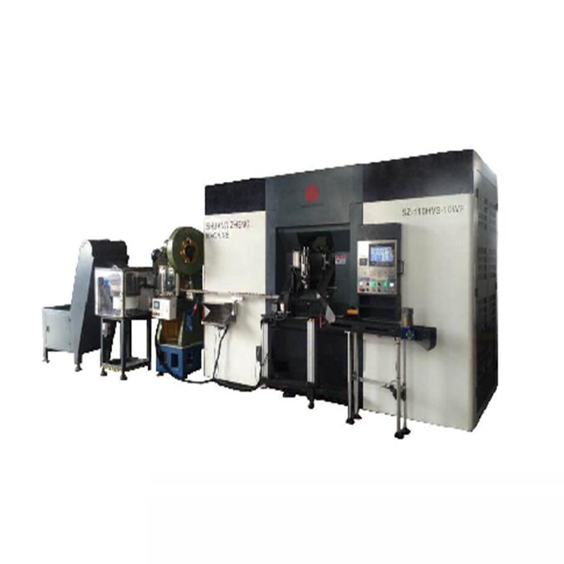 황동 밸브 용 CNC 로터리 트랜스퍼 머신 저소음 고효율 밸브 제조기